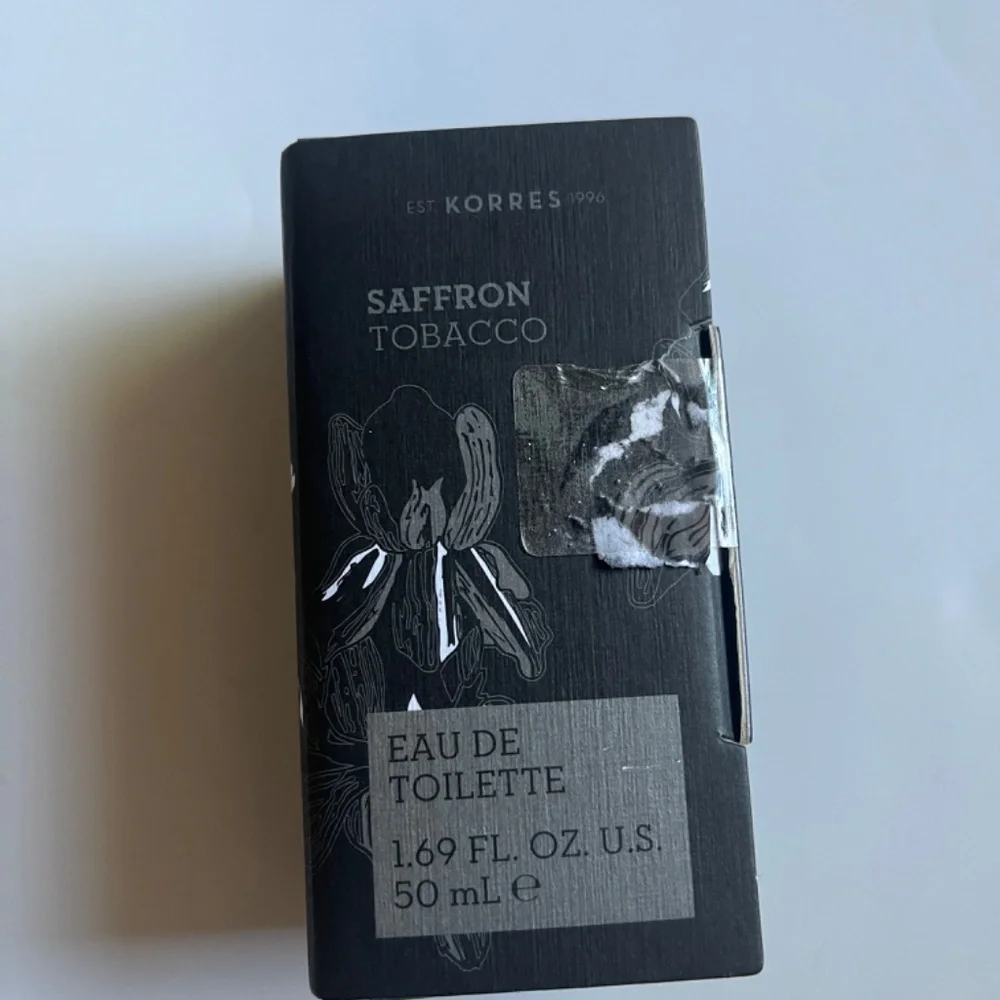NEW Korres Saffron Tobacco Cacao Amber Woody for‎ men EDT 50 ml
